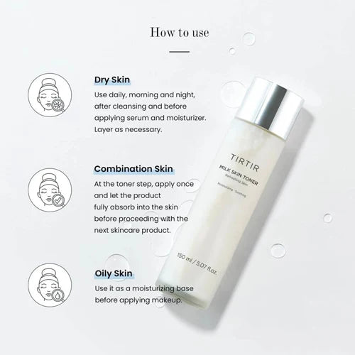 TIRTIR- Milk Skin Toner 150ml